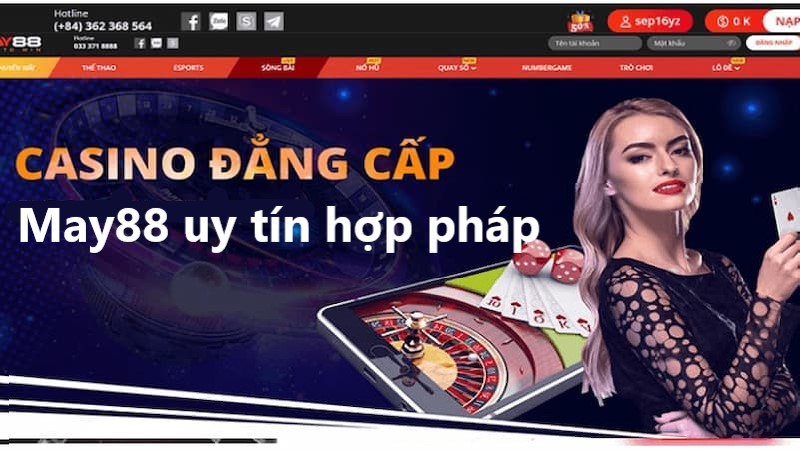 May88 uy tín hoạt động hợp pháp